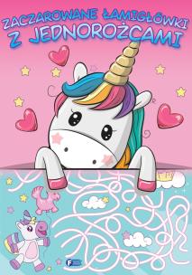 Okładka książki Zaczarowane łamigłówki z jednorożcem
