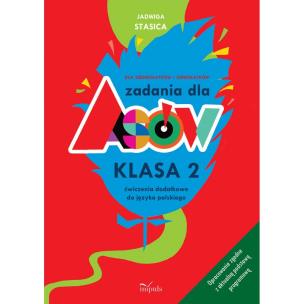 Zadania dla Asów klasa 2 ćwiczenia dodatkowe do języka polskiego dla siedmiolatków i ośmiolatków. Autor: Stasica Jadwiga. Multiszop.pl Okładka książki  Zadania dla Asów klasa 2 ćwiczenia dodatkowe do języka polskiego dla siedmiolatków i ośmiolatków