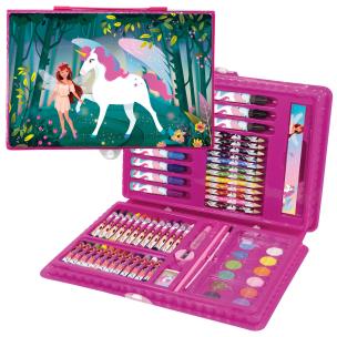 Opakowanie Zestaw artystyczny Derform 71 elementów Pegaz 10