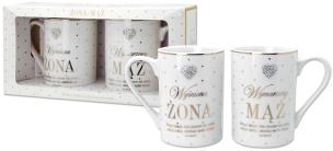 Opakowanie Zestaw kubków Mad Dots-Żona i Mąż