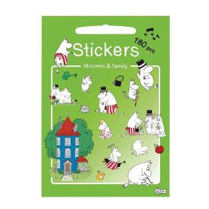 Opakowanie Zestaw Naklejek 180 szt. Rodzina Muminki