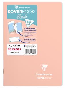 Opakowanie Zeszyt A5 48K linia Koverbook BLUSH PP coral 1 sztuka