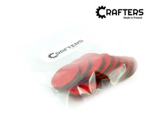 Opakowanie Znaczniki drewniane okrągłe czerwone 22x3mm 10szt