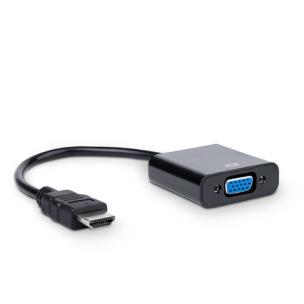 Opakowanie Adapter Akyga AK-AD-42 (HDMI M - D-Sub (VGA) F; 0,15m; kolor czarny)