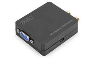 Opakowanie Adapter DIGITUS DS-40130-1 (D-Sub (VGA) F - HDMI F; kolor szary)