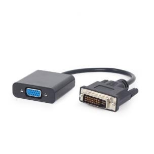 Opakowanie Adapter GEMBIRD A-DVID-VGAF-01 (DVI-D M - D-Sub (VGA) F; 0,20m; kolor czarny)