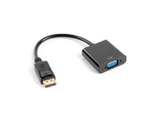 Opakowanie Adapter Lanberg AD-0002-BK (DisplayPort M - D-Sub (VGA) F; 0,20m; kolor czarny)