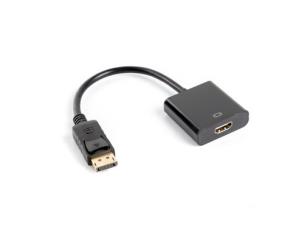 Opakowanie Adapter Lanberg AD-0009-BK (DisplayPort M - HDMI F; 0,10m; kolor czarny)
