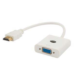 Opakowanie Adapter SAVIO cl-27 (HDMI M - D-Sub (VGA) F; 0,10m; kolor biały)