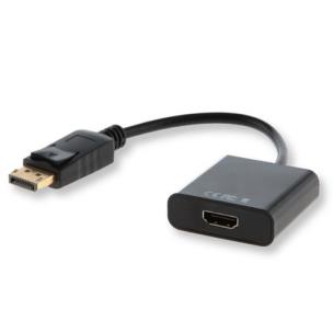 Opakowanie Adapter SAVIO cl-55 (HDMI F - DisplayPort M; 0,10m; kolor czarny)