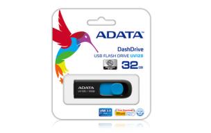 Opakowanie ADATA DashDrive UV128 128GB USB3.0 Black-Blue