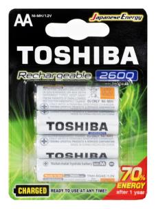 Opakowanie Akumulator Toshiba READY TO USE TNH-6GAE BP-4C AA  2600mAh Blister 4 szt.