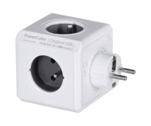 Opakowanie Allocacoc Przedłużacz PowerCube Original USB Grey