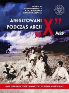 Okładka książki Aresztowani podczas akcji X MBP