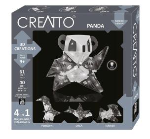 Opakowanie Creatto Świecąca Panda i Przyjaciele PIATNIK