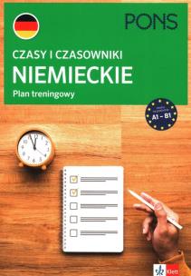 Czasy i czasowniki niemieckie Plan trening. A1-B2. Autor: Opracowanie zbiorowe. Multiszop.pl Okładka książki Czasy i czasowniki niemieckie Plan trening. A1-B2