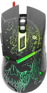 Opakowanie DEFENDER MYSZ PRZEWODOWA ALFA GM-703L OPTIC 3200DPI 6P 52703