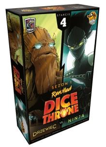 Dice Throne Starcie 4: Drzewiec vs Ninja. Wydawca: Lucky Duck Games Polska. Multiszop.pl Opakowanie Dice Throne Starcie 4: Drzewiec vs Ninja