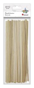 Opakowanie Drewniane patyczki proste 5x190mm 50szt