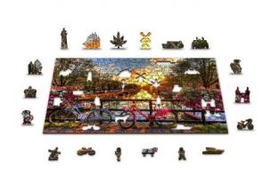 Opakowanie Drewniane Puzzle z figurkami – Rowery w Amsterdamie rozm. XL, 600 elementów
