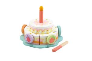 Opakowanie Drewniany tort urodzinowy