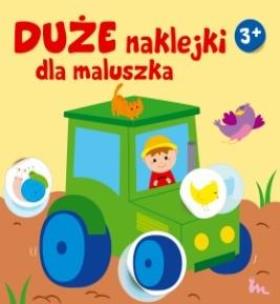 Okładka książki Duże naklejki dla maluszka. Traktor 3+