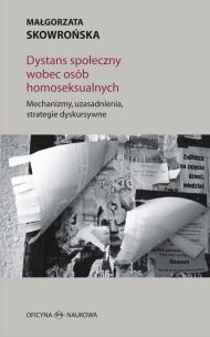 Okładka książki Dystans społeczny wobec osób homoseksualnych