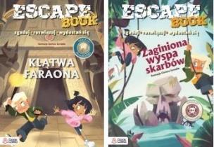 Okładka książki Escape Books Pakiet: Klątwa Faraona + Zaginiona..