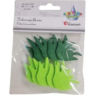 Opakowanie Filcowa trawa 35x25mm mix 20szt