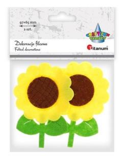 Opakowanie Filcowe słoneczniki 3D 2szt