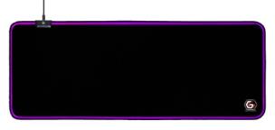 Opakowanie GEMBIRD PODKŁADKA POD MYSZ GAMING, Z EFEKTEM ŚWIETLNYM LED, CZARNA, ROZMIAR - L