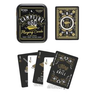 Opakowanie Gra kempingowa BBQ Playing Cards w puszce