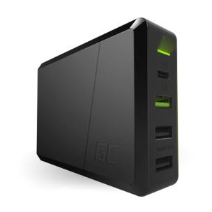 Opakowanie GREEN CELL ŁADOWARKA SIECIOWA POWER SOURCE 75W 1XUSB-C PD, 3XUSB