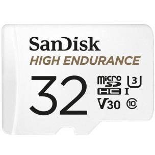 Opakowanie High Endurance microSDHC 32GB V30 z adapterem (rejestratory i monitoring)