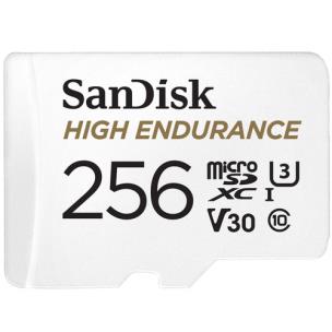 Opakowanie High Endurance microSDXC 256GB V30 z adapterem (rejestratory i monitoring)