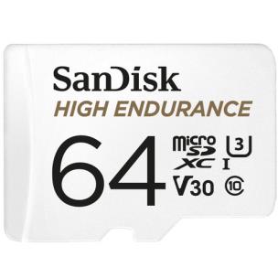 Opakowanie High Endurance microSDXC 64GB V30 z adapterem (rejestratory i monitoring)
