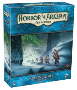 Horror w Arkham: Na krawędzi Ziemi Rozszerzenie. Wydawca: GALAKTA. Multiszop.pl Opakowanie Horror w Arkham: Na krawędzi Ziemi Rozszerzenie