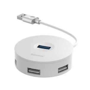 Opakowanie Hub Baseus CAHUB-F02 (3x USB 2.0; 1x USB 3.0; kolor biały)