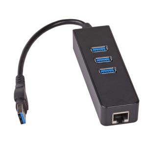Opakowanie Hub USB Akyga AK-AD-32 ( 3x USB 3.0 ; kolor czarny )