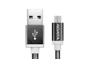 Opakowanie Kabel ADATA AMUCAL-100CMK-CBK AMUCAL-100CMK-CBK (USB 2.0 - Micro USB ; 1m; kolor czarny)