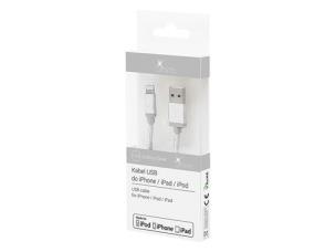 Opakowanie Kabel BLOW Shine 66-105# (USB - Lightning ; 1m; kolor srebrny)
