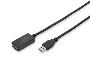Opakowanie Kabel DIGITUS DA-73104 (USB M - USB F; 5m; kolor czarny)