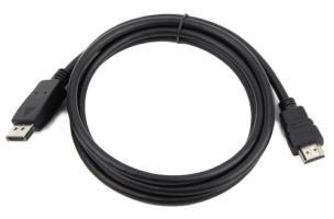 Opakowanie Kabel GEMBIRD CC-DP-HDMI-3M (HDMI M - DisplayPort M; 3m; kolor czarny)