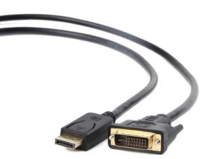 Opakowanie Kabel GEMBIRD CC-DPM-DVIM-1M (DisplayPort M - DVI-D M; 1m; kolor czarny)