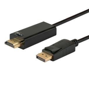 Opakowanie Kabel SAVIO CL-56 (HDMI M - DisplayPort M; 1,5m; kolor czarny)
