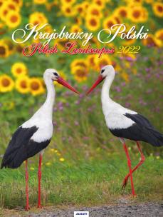 Opakowanie Kalenadarz 2022 ścienny mały Krajobrazy Polski KSMS1