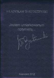 Okładka książki Kalendarz 2012 Jestem umiarkowanym optymistą