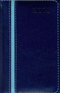 Opakowanie Kalendarz 2015 A6 książkowy niebieski