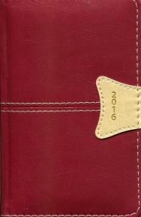 Opakowanie Kalendarz 2016 A6 książkowy bordo