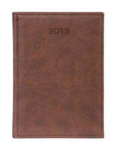 Opakowanie Kalendarz 2019 A5 dzienny Vivella ciemny brąz